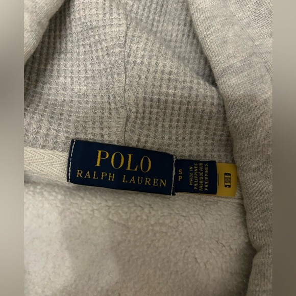 Grey Polo Ralph Lauren zip up sweater, men’s size small, hardly worn - Picture 3 of 5